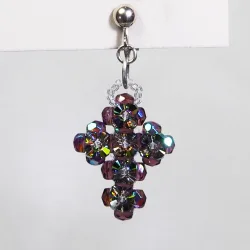 Clips  - Silver 925 - Earrings Theophanie - Clips  - Silver 925 - Argent 925